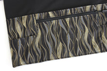 Load image into Gallery viewer, Black utility apron with zipper pocket for teacher vendor server