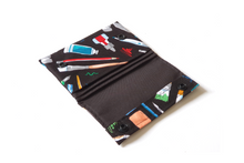 Load image into Gallery viewer, Artsy minimalist wallet - small slim wallet gift for artist painter