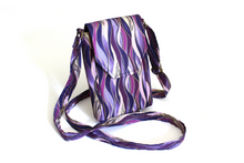 Load image into Gallery viewer, Purple crossbody phone bag - grab and go bag for small everyday carry - Tracey Lipman