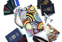 Load image into Gallery viewer, Family Travel Wallet - Family Passport Holder - Family Passport Wallet - Passport Organizer - large travel wallet - large passport holder