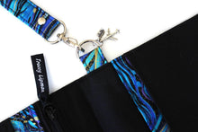 Load image into Gallery viewer, Family Passport Holder - Family Travel Wallet - Fabric Passport Wallet for women - Travel Document Holder - multiple passport holder - blue