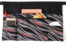Load image into Gallery viewer, teacher apron with pockets - server apron with zipper pocket - waitress apron - utility apron - pocket apron - half apron - money apron