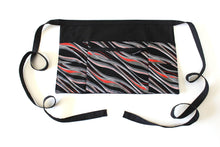 Load image into Gallery viewer, teacher apron with pockets - server apron with zipper pocket - waitress apron - utility apron - pocket apron - half apron - money apron