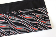 Load image into Gallery viewer, teacher apron with pockets - server apron with zipper pocket - waitress apron - utility apron - pocket apron - half apron - money apron