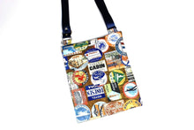 Load image into Gallery viewer, small travel purse for women - lightweight zipper purse - cruise accessories - small crossbody travel bag - gift for traveler vacation gift