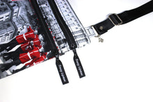 Load image into Gallery viewer, Small travel bag passport holder, London print fabric crossbody bag for women, teens, kids travel wallet, English, British UK Travel Gift