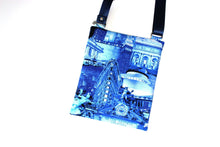 Load image into Gallery viewer, New York city small travel purse - lightweight travel bag for women - crossbody bag - cross body - Statue of Liberty - Empire State Building