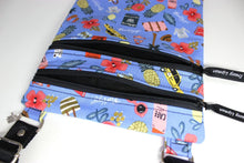 Load image into Gallery viewer, small travel purse - travel bag for girls - cross body zipper purse - crossbody bag - gap year gift - camp gifts for kids - vacation gift