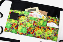 Load image into Gallery viewer, frog apron with pockets - toad apron for teacher appreciation gift - gift for teacher apron - half apron with zipper pocket - frog and toad