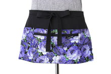 Load image into Gallery viewer, waitress apron, teacher apron with pockets, vendor apron zipper pocket, server apron, money apron, utility apron, craft apron 6 pocket apron