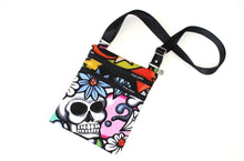Load image into Gallery viewer, colorful skull purse, small crossbody bag for women, phone bag, sling bag, cross over purse for teen girl gifts, fashion bag, crossover