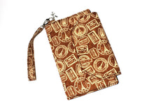 Load image into Gallery viewer, Travel Wallet, Travel Document Holder, Travel Organizer, Boarding Pass Wallet, Family Passport Holder, Fabric Vegan Large Passport Wallet