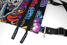 Load image into Gallery viewer, Catrina Day of the Dead Small Crossbody Bag, Sling Bag for Women and teen girls, Bright skull purse, Dia de los Muertos, bright skull purse
