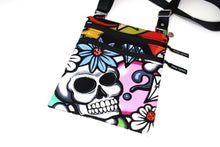 Load image into Gallery viewer, colorful skull purse, small crossbody bag for women, phone bag, sling bag, cross over purse for teen girl gifts, fashion bag, crossover