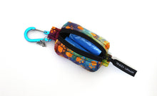 Load image into Gallery viewer, paw print poop bag holder carrier dispenser, dog walker gift, dog lover gift, dog owner gift, dog mom gift, dog waste bag holder