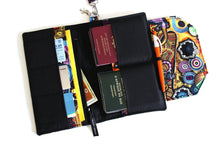 Load image into Gallery viewer, family passport holder, travel document holder, travel organizer wallet, passport cover, travel gift, passport wallet, travel wallet,