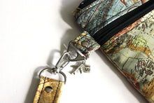 Load image into Gallery viewer, Family Passport Case - Travel Zipper Pouch - Family Passport Holder - World Map Travel Wallet - Travel Organizer - Boarding Pass Wallet