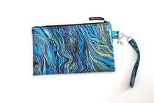 Load image into Gallery viewer, Travel pouch passport wallet for 4 6 8 10 12 passports, family passport holder, cotton vegan fabric double zipper pouch