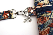 Load image into Gallery viewer, family passport wallet for 2 4 6 8 10 12 passports and boarding passes, travel document holder, travel pouch passport holder, fabric vegan