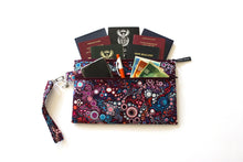 Load image into Gallery viewer, Travel pouch passport holder, travel document holder, family travel wallet for multiple passports and boarding passes, 4 6 8 10 12 passports