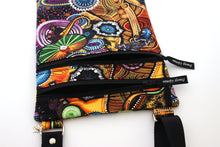 Load image into Gallery viewer, small crossbody bag, Goanna, lizard, sling bag for women, cross body bag, teen girl gifts, fabric purse, zipper bag, phone bag, grab and go