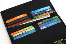 Load image into Gallery viewer, Music Notes Wallet for Women - Music Teachers Gift Music Lover Card Slot Wallet - Long Wallet - Clutch Wallet - Bifold Wallet with zipper