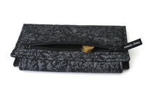 Load image into Gallery viewer, slim wallet for women, fabric long wallet, vegan card holder wallet for checkbook cover cards cash, cell phone wallet bifold clutch handmade