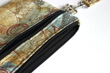 Load image into Gallery viewer, Family Passport Case - Travel Zipper Pouch - Family Passport Holder - World Map Travel Wallet - Travel Organizer - Boarding Pass Wallet