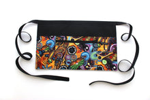 Load image into Gallery viewer, Teacher apron with pockets, waitress apron, server apron, vendor apron with zipper pocket, half apron, waist apron, utility apron, craft