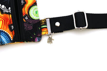 Load image into Gallery viewer, small crossbody bag, Goanna, lizard, sling bag for women, cross body bag, teen girl gifts, fabric purse, zipper bag, phone bag, grab and go
