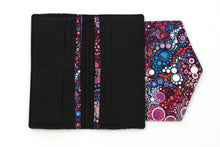 Load image into Gallery viewer, Fabric Long Wallet for Women for cards cash phone with zipper coin pocket, checkbook cover card holder slim wallet, bifold wallet women