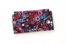 Load image into Gallery viewer, Fabric Long Wallet for Women for cards cash phone with zipper coin pocket, checkbook cover card holder slim wallet, bifold wallet women