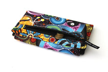 Load image into Gallery viewer, wallet for women fabric vegan slim wallet, credit card wallet for checkbook cover cash and phone, long wallet card holder zipper coin pocket