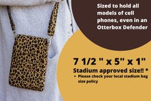Load image into Gallery viewer, leopard print small crossbody bag for women, cell phone purse with pockets for edc, birthday gifts for mom, crossbody phone case, phone bag,