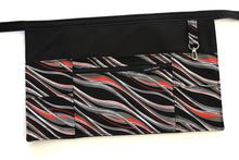 Load image into Gallery viewer, teacher apron with pockets - server apron with zipper pocket - waitress apron - utility apron - pocket apron - half apron - money apron