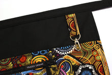 Load image into Gallery viewer, Teacher apron with pockets, waitress apron, server apron, vendor apron with zipper pocket, half apron, waist apron, utility apron, craft