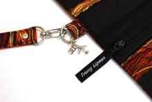 Load image into Gallery viewer, Burnt Orange Family Passport Holder, Travel Wallet, Vegan Travel Document Holder, Travel Organizer Gift for mom, Large Passport Cover Fabric