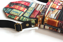 Load image into Gallery viewer, small crossbody bag, book lover gifts for women bibliophile, cell phone purse for librarian gift, phone bag gift for reader, bookish gifts
