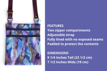 Load image into Gallery viewer, small crossbody bag for teen tween girls, fabric cross body zipper cell phone purse for women, gift for teenage girls, granddaughter gift