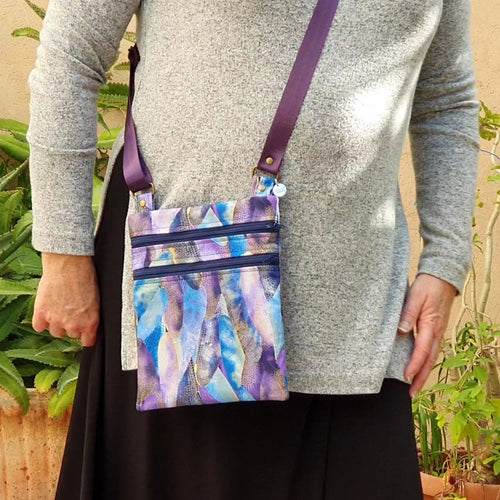 small crossbody bag for teen tween girls, fabric cross body zipper cell phone purse for women, gift for teenage girls, granddaughter gift