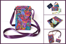 Load image into Gallery viewer, Womens minimalist small wallet for dog lover, dog fabric slim wallet for women, teen wallet, pocket wallet, business card credit card holder