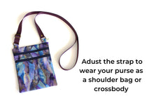 Load image into Gallery viewer, small crossbody bag for teen tween girls, fabric cross body zipper cell phone purse for women, gift for teenage girls, granddaughter gift
