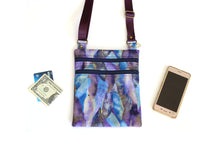 Load image into Gallery viewer, small crossbody bag for teen tween girls, fabric cross body zipper cell phone purse for women, gift for teenage girls, granddaughter gift