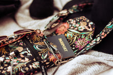 Load image into Gallery viewer, Cell phone purse - small crossbody bag - phone bag - gray floral