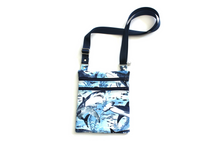 Load image into Gallery viewer, Shark print small crossbody bag for women and teenage or tween girls
