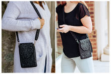 Load image into Gallery viewer, phone bag can be worn crossbody or as a small shoulder bag