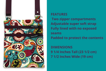 Load image into Gallery viewer, Crossbody phone bag for women and girls - pockets for everyday carry - Tracey Lipman