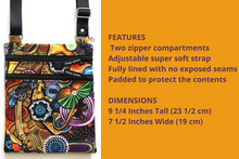 Load image into Gallery viewer, small crossbody bag - two zipper pockets for phone and everyday carry - Tracey Lipman
