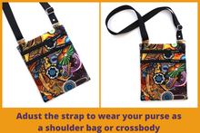 Load image into Gallery viewer, small crossbody bag - two zipper pockets for phone and everyday carry - Tracey Lipman