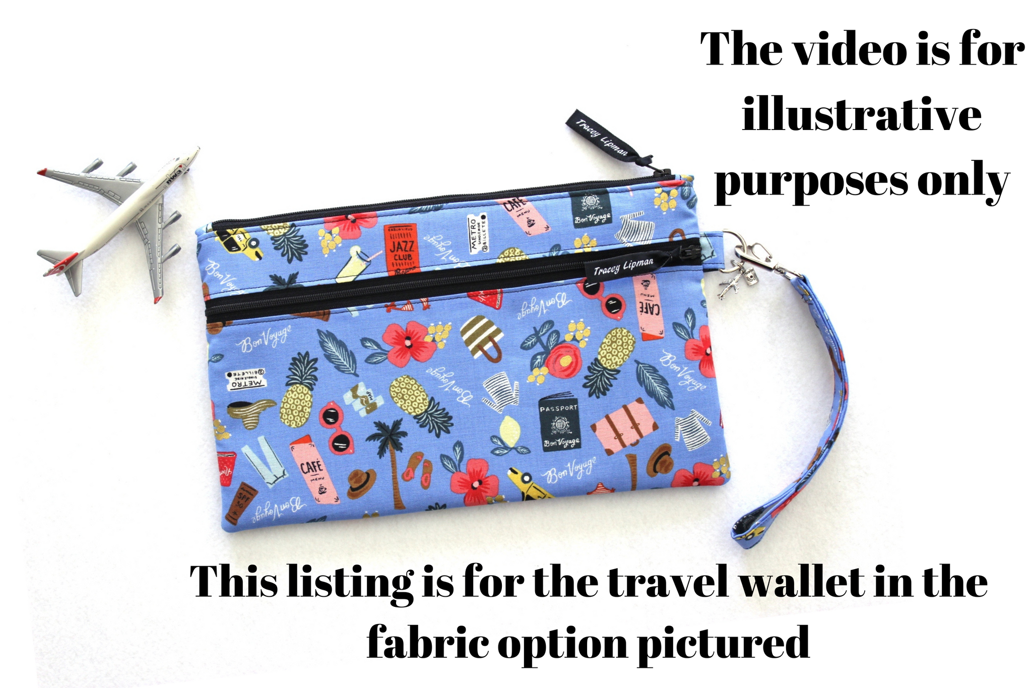 Family Passport Holder - Travel Wallet Pouch with zipper – Tracey Lipman